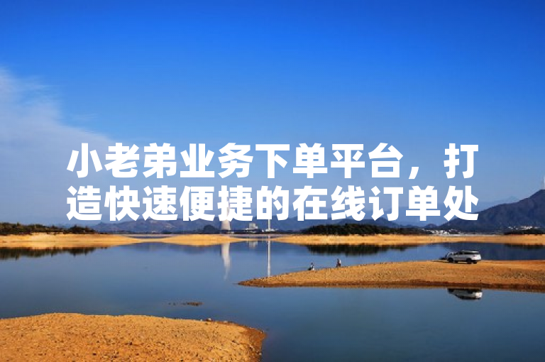 小老弟业务下单平台，打造快速便捷的在线订单处理新体验