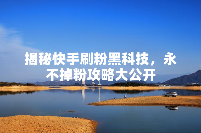 揭秘快手刷粉黑科技,永不掉粉攻略大公开