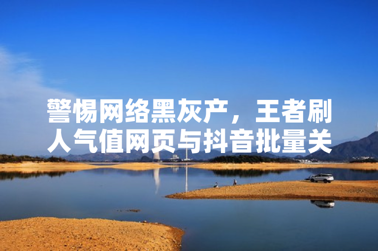 警惕网络黑灰产，王者刷人气值网页与抖音批量关注风险