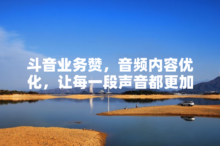 斗音业务赞，音频内容优化，让每一段声音都更加动听。