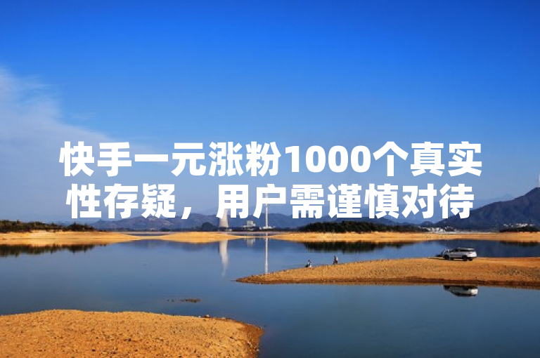 快手一元涨粉1000个真实性存疑，用户需谨慎对待。