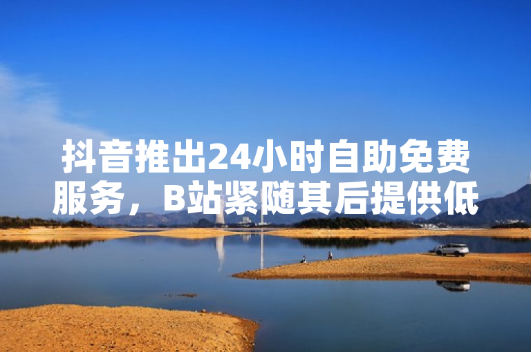 抖音推出24小时自助免费服务，B站紧随其后提供低价秒单业务。