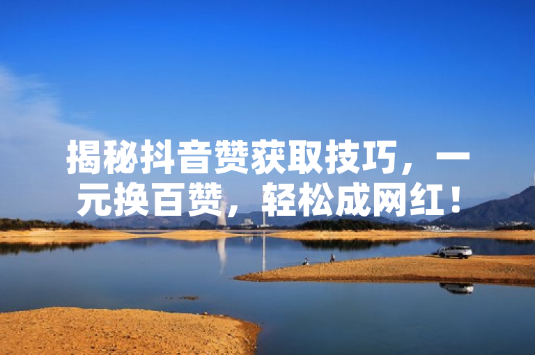 揭秘抖音赞获取技巧，一元换百赞，轻松成网红！