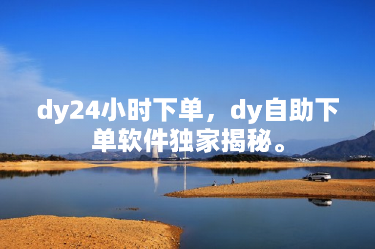 dy24小时下单，dy自助下单软件独家揭秘。