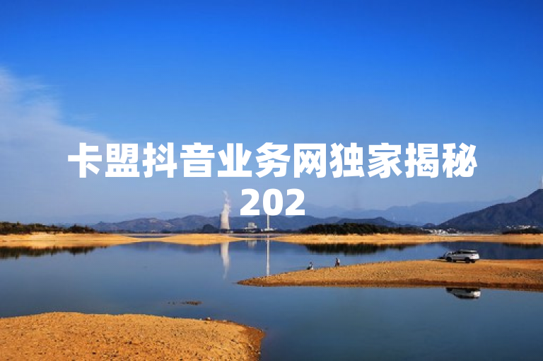 卡盟抖音业务网独家揭秘2025必学的抖音业务网卡盟合作推广方案。