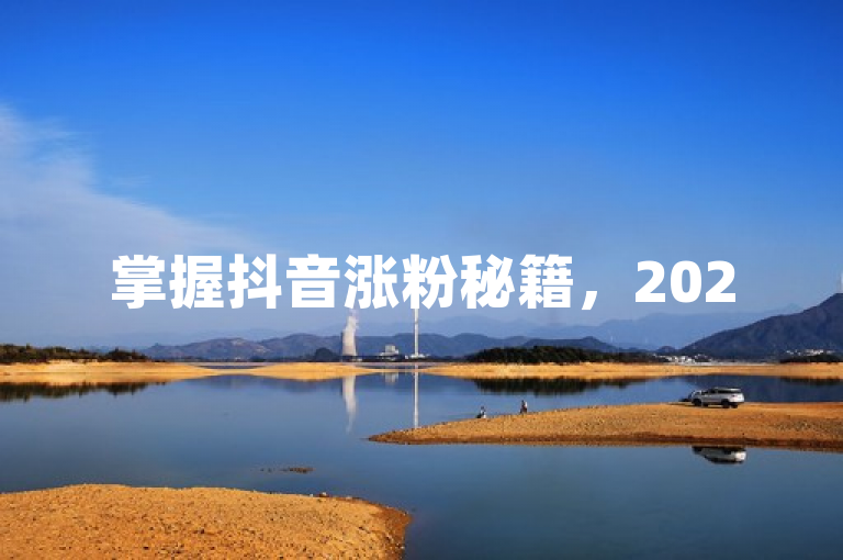 掌握抖音涨粉秘籍，2025年粉丝暴涨不是梦！