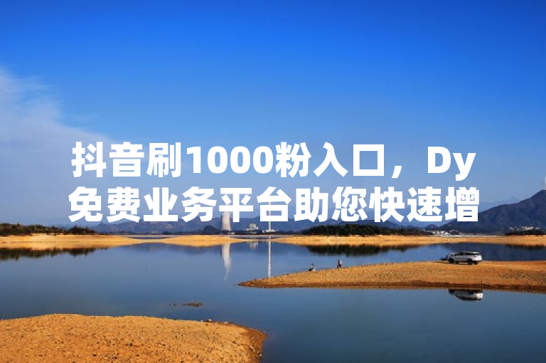 抖音刷1000粉入口，Dy免费业务平台助您快速增粉。