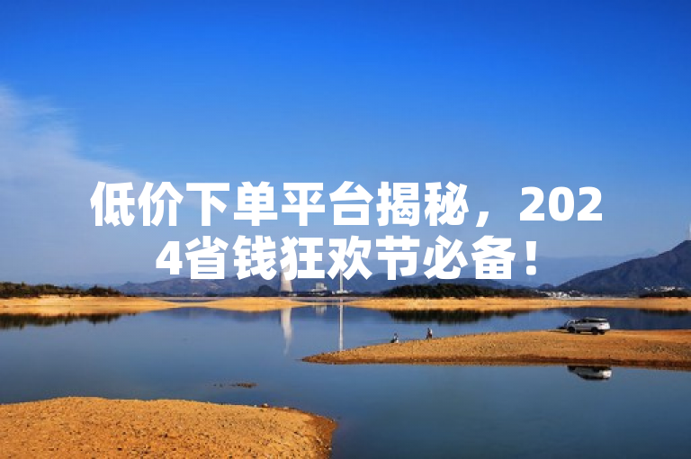 低价下单平台揭秘，2024省钱狂欢节必备！