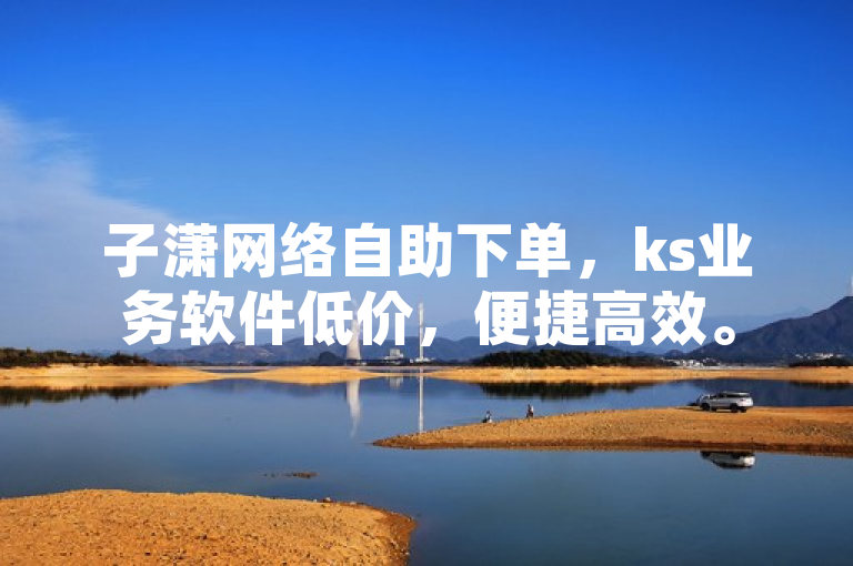 子潇网络自助下单，ks业务软件低价，便捷高效。