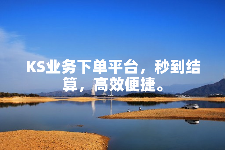 KS业务下单平台，秒到结算，高效便捷。