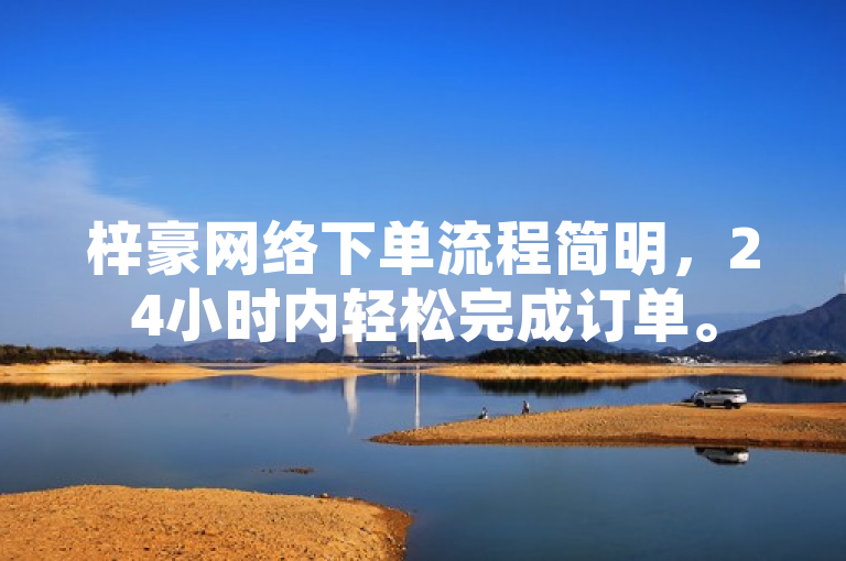 梓豪网络下单流程简明，24小时内轻松完成订单。