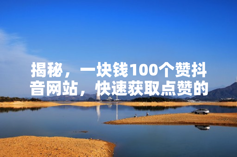 揭秘，一块钱100个赞抖音网站，快速获取点赞的秘诀！
