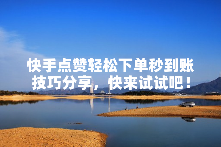 快手点赞轻松下单秒到账技巧分享，快来试试吧！