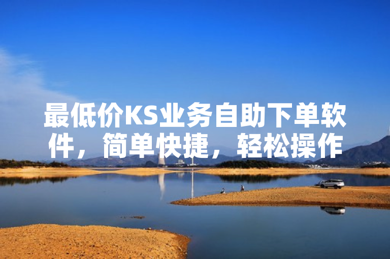 最低价KS业务自助下单软件，简单快捷，轻松操作。