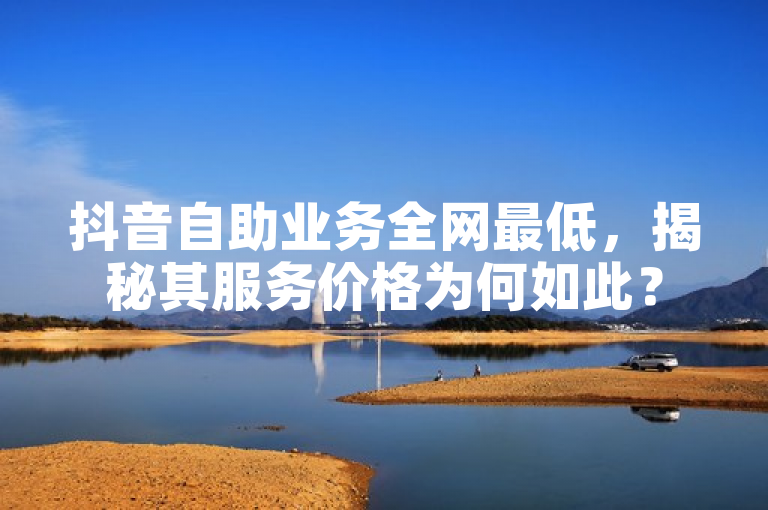 抖音自助业务全网最低，揭秘其服务价格为何如此？