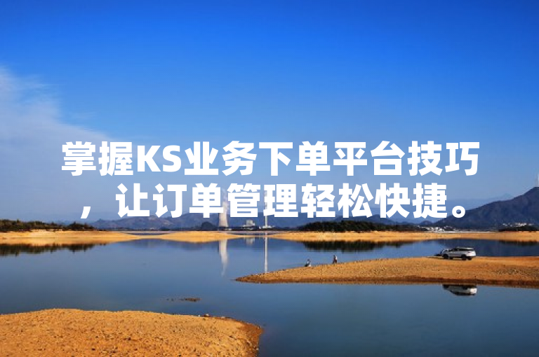 掌握KS业务下单平台技巧，让订单管理轻松快捷。