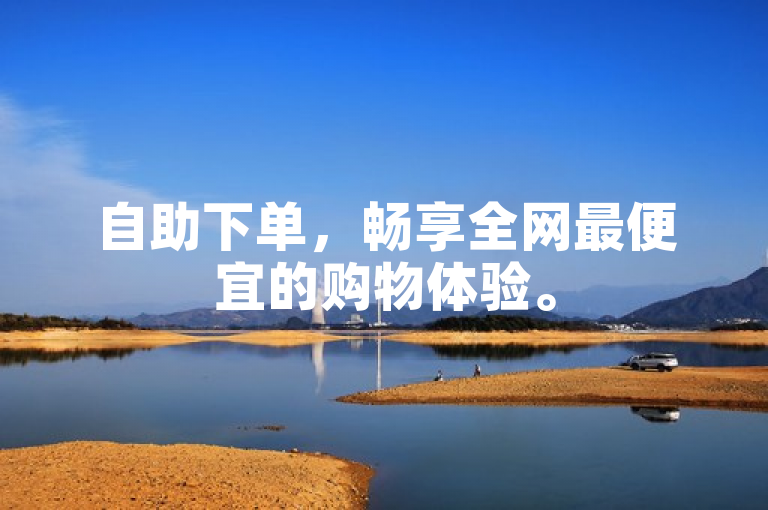 自助下单，畅享全网最便宜的购物体验。