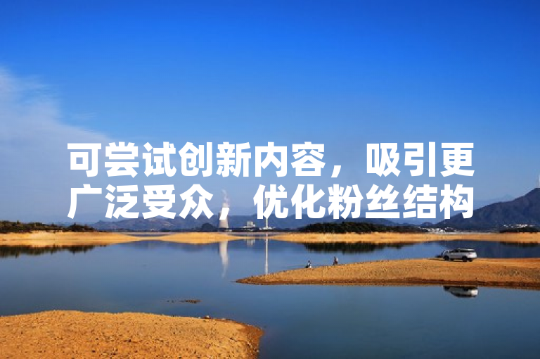 可尝试创新内容，吸引更广泛受众，优化粉丝结构。