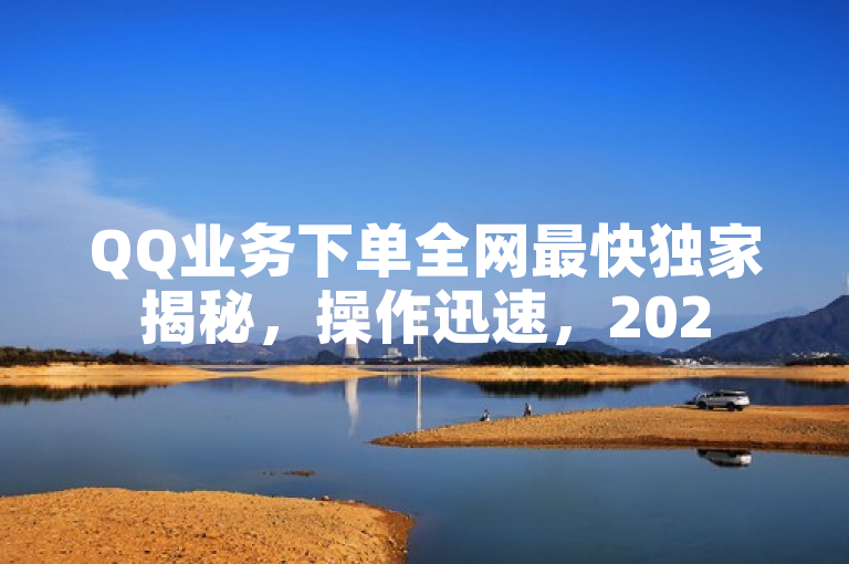 QQ业务下单全网最快独家揭秘，操作迅速，2025必学！
