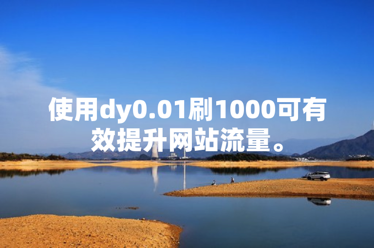 使用dy0.01刷1000可有效提升网站流量。