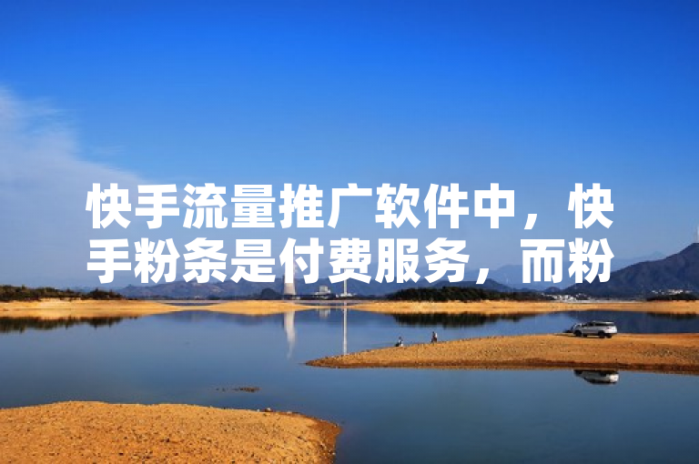 快手流量推广软件中，快手粉条是付费服务，而粉丝头条等部分推广工具需付费使用。