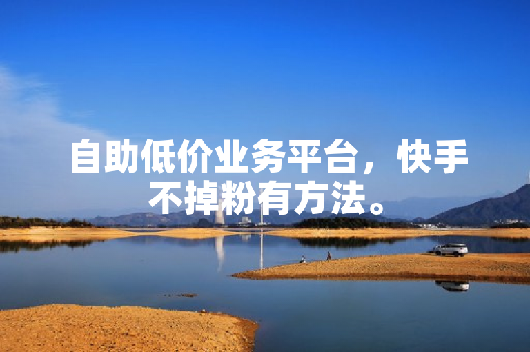 自助低价业务平台，快手不掉粉有方法。