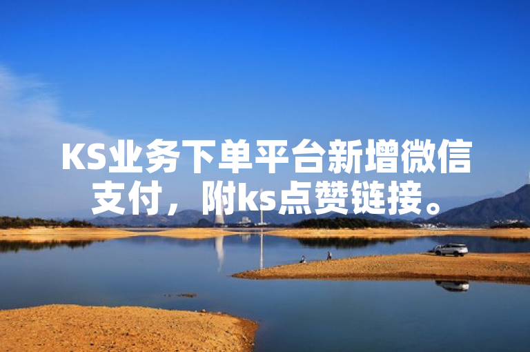 KS业务下单平台新增微信支付，附ks点赞链接。