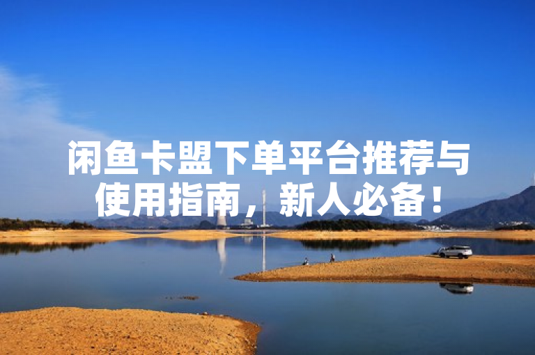 闲鱼卡盟下单平台推荐与使用指南，新人必备！