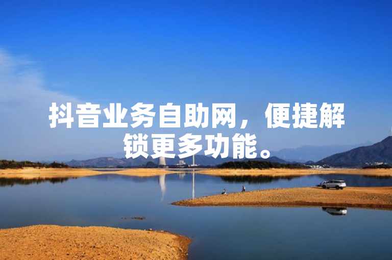 抖音业务自助网，便捷解锁更多功能。