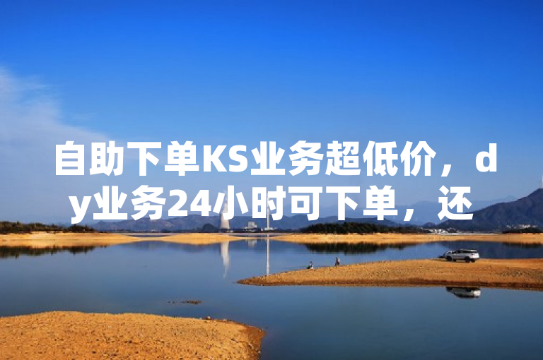 自助下单KS业务超低价，dy业务24小时可下单，还有免费播放量网站。