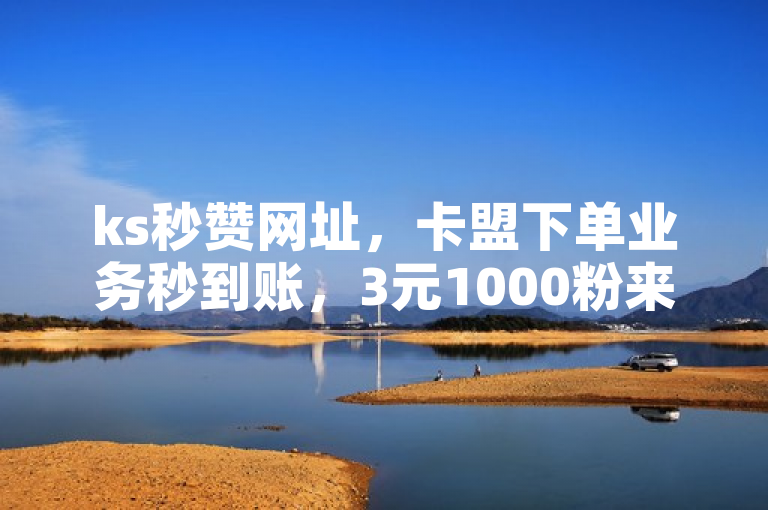 ks秒赞网址，卡盟下单业务秒到账，3元1000粉来袭！