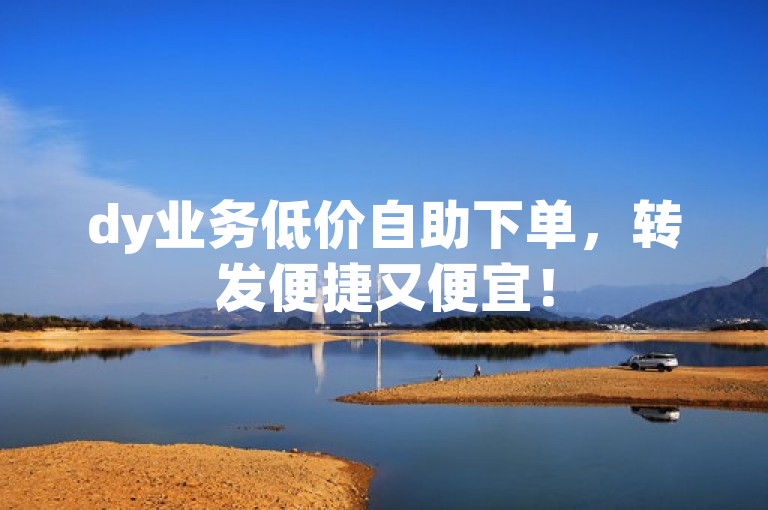 dy业务低价自助下单，转发便捷又便宜！