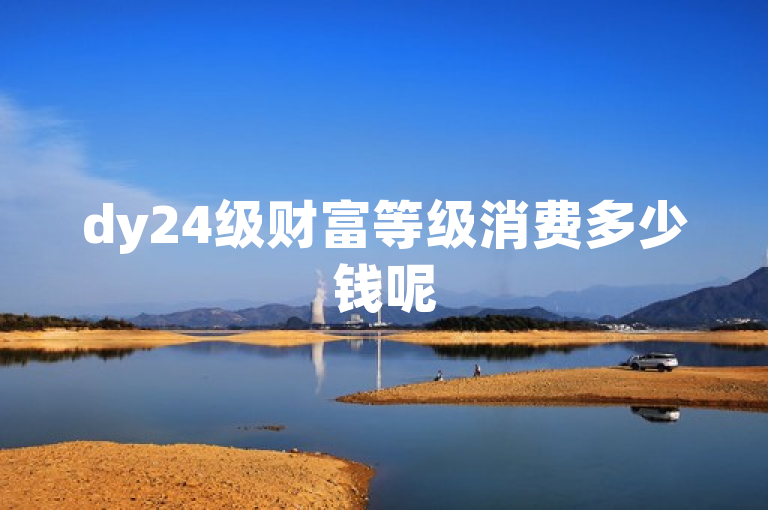 dy24级财富等级消费多少钱呢