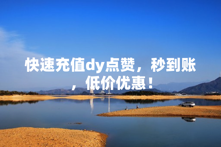 快速充值dy点赞，秒到账，低价优惠！