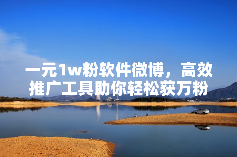 一元1w粉软件微博，高效推广工具助你轻松获万粉。