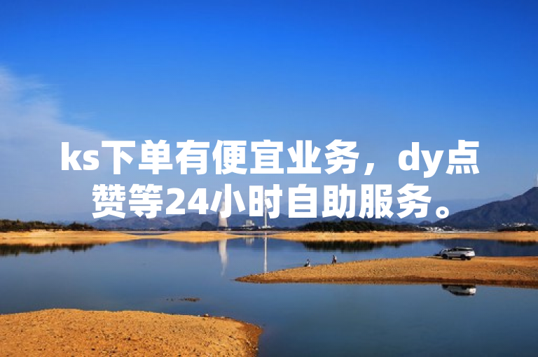 ks下单有便宜业务，dy点赞等24小时自助服务。